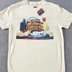 IndyCar Detroit Grand Prix Officially Licensed White Racing Shirt S. 2024.